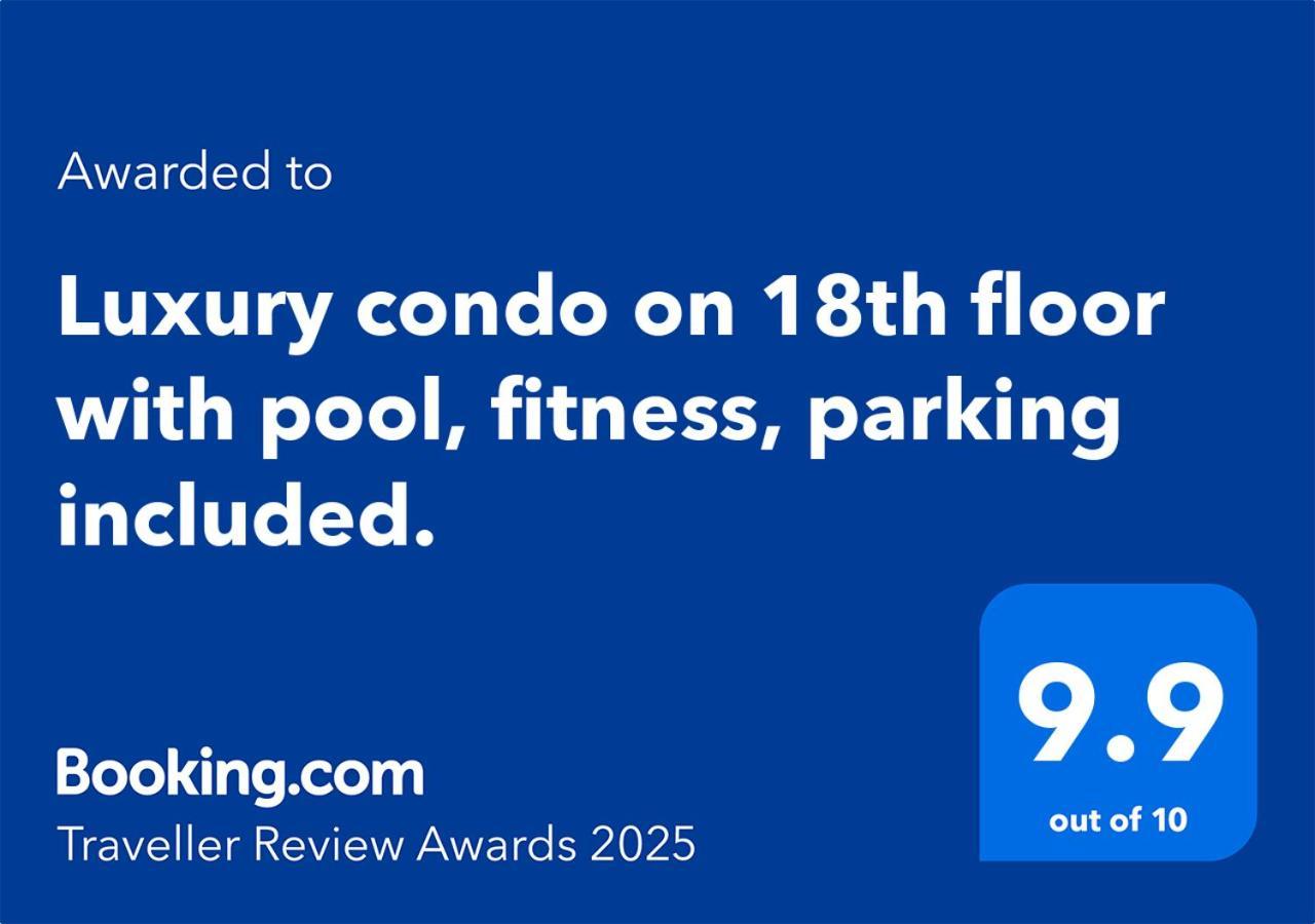 Luxury Condos On 18Th, 3Rd, 5Th Floor With Pool, Fitness, Parking Included Skopje Exterior photo